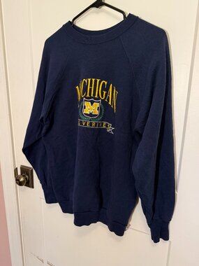 Logo 7 University of Michigan Crewneck Sweater